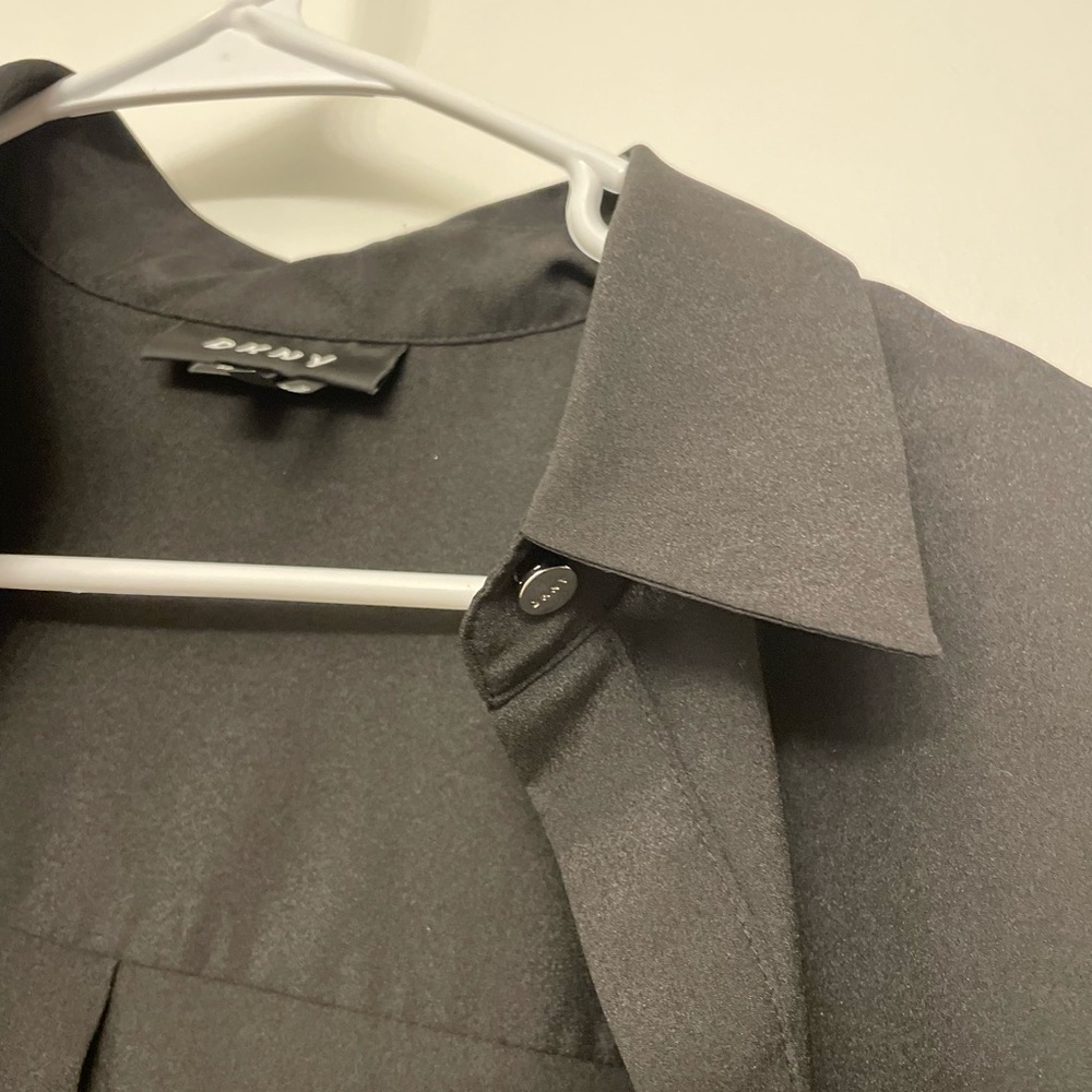 3 for $45 DKNY black button down shirt - Picture 8 of 8